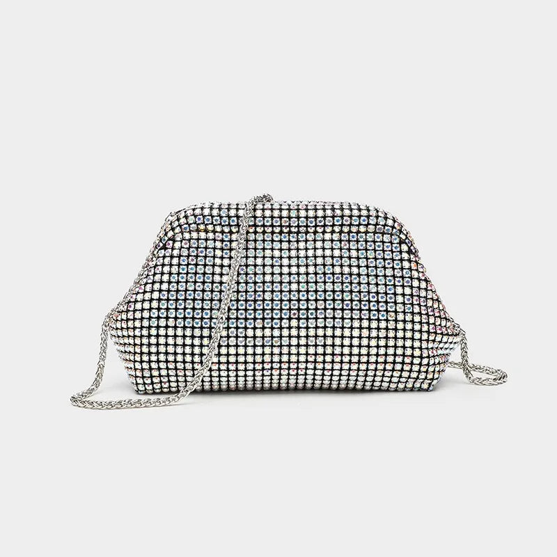 Luxury Rhinestone Cloud Clutch Bag – Glitter Evening Purse Evening Clutch Bag Richie's ABsliver