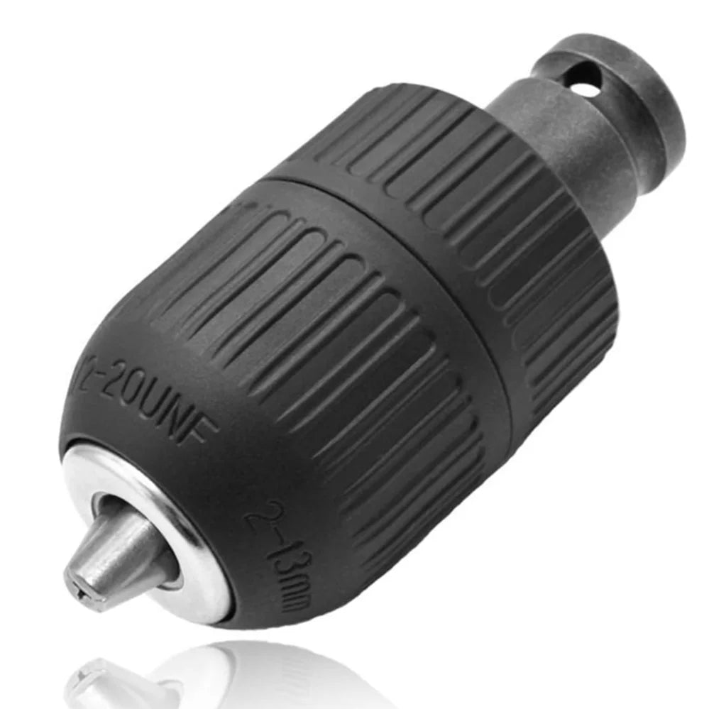 Keyless Drill Chuck Adapter 2-13mm 1/2-20UNF for Impact Wrench Drill Chuck Adapter Richie's 2-13mm