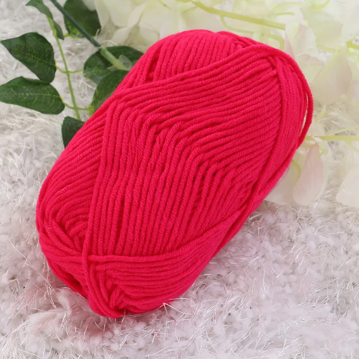50g Milk Cotton Blend Yarn | Soft Knitting & Crochet Yarn Knitting Crochet Yarn Richie's