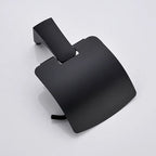 HOBHE Matte Black Stainless Steel Toilet Paper Holder Stand Toilet Paper Holder Richie's