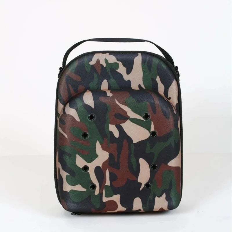 EVA Baseball Cap Travel Bag – Hard Shell Hat Carrier Case Hat Storage Case Richie's camo