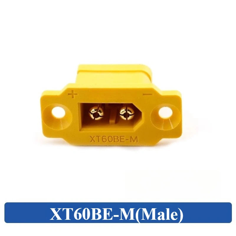 XT60 High Current Connector Plug – RC Aircraft & LiPo Battery RC Battery Connector Richie's XT60BE-M yellow