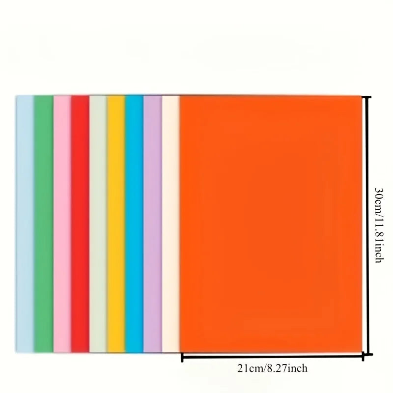 60-Sheet A4 Multicolor Craft Paper Set – 10 Vibrant Colors Multicolor Craft Paper Richie's