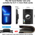 Zeeker Men's Metal Wallet | AirTag Bracket & RFID Blocking Metal Card Wallet Richie's