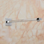 HOBHE Matte Black 38cm Concealed Wall-Mounted Shower Arm Shower Arm Richie's