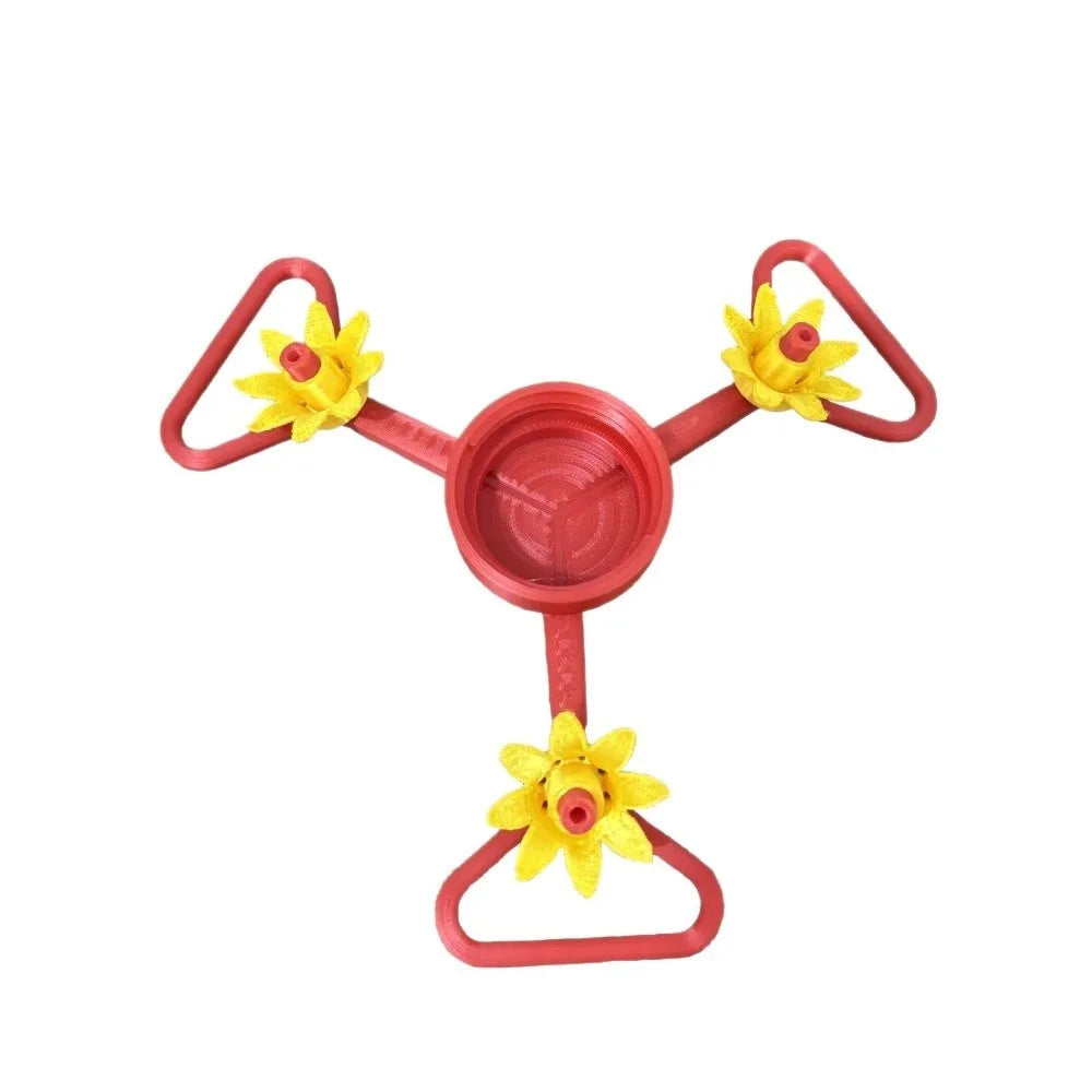 3-Port Hanging Hummingbird Feeder – Bee Resistant, Tool-Free Hummingbird Feeder Richie's Red