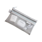 Mini Nylon Zipper Storage Bag – Cosmetic & Coin Organizer Storage Organizer Bag Richie's Grey-6