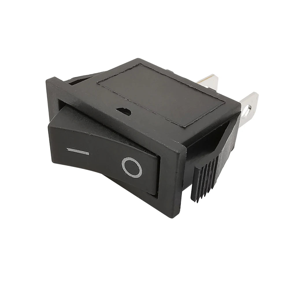 KCD3 Rocker Switch 16A/250V 20A/125V ON-OFF 2-Pin Black Rocker Switch Richie's