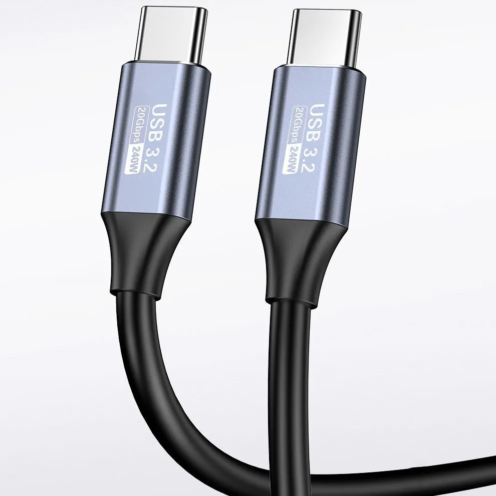 240W USB-C Cable 20Gbps 4K60Hz Fast Charging | FUCHU USB-C Cable Richie's