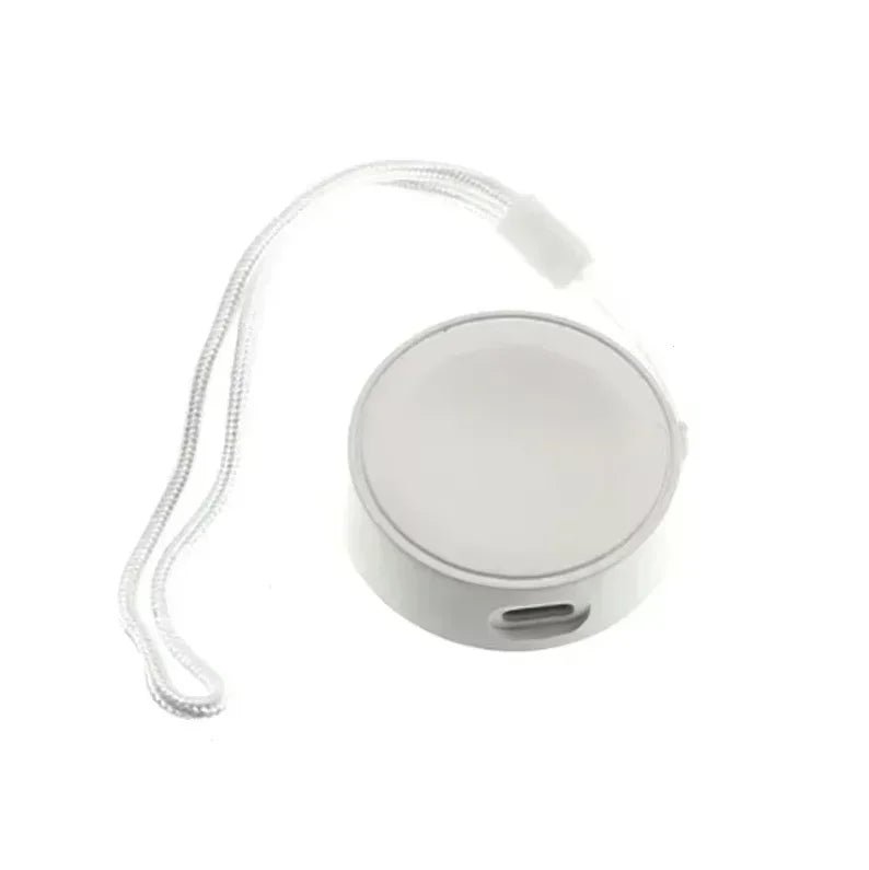 Mini Wireless Charger Keychain for Samsung Galaxy Watch Wireless Watch Charger Richie's White