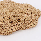 Handmade Woven Rattan Round Crossbody Bag – Boho Beach Bag Rattan Crossbody Bag Richie's