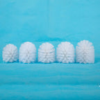 HOBHE Toilet Brush Replacement Head & Stainless Steel Holder Toilet Brush Set Richie's
