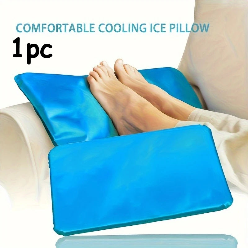 Blue Gel Ice Pack Cooling Neck Pillow – Summer Comfort Cushion Cooling Neck Pillow Richie's Blue 1pc