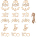 60Pcs Blank Wood Slices Halloween DIY Craft Cutouts & Ornaments DIY Wood Craft Kit Richie's other