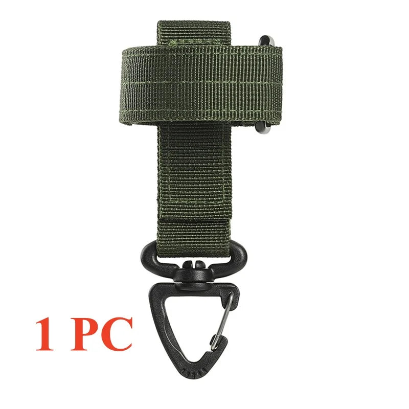 Tactical Glove Hanging Buckle Hook – Outdoor Camping Clip Tactical Gear Clip Richie's 1Pc green One Size