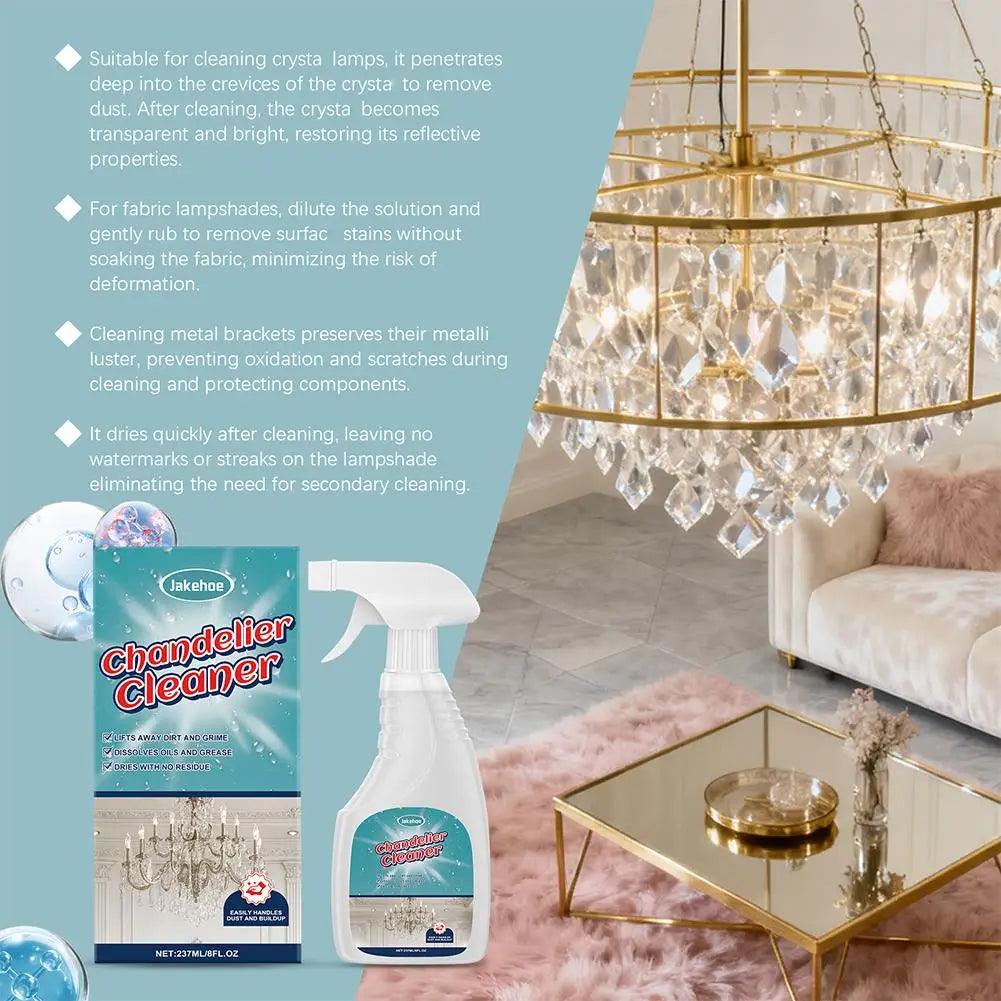 Chandelier Cleaner Spray – No-Rinse Crystal Lamp Solution Chandelier Cleaning Spray Richie's