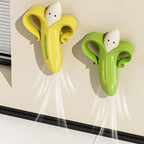 Cute Banana 2-in-1 Hair Cleaning Clip with Drainage Hole Bathroom Cleaning Clip Richie's