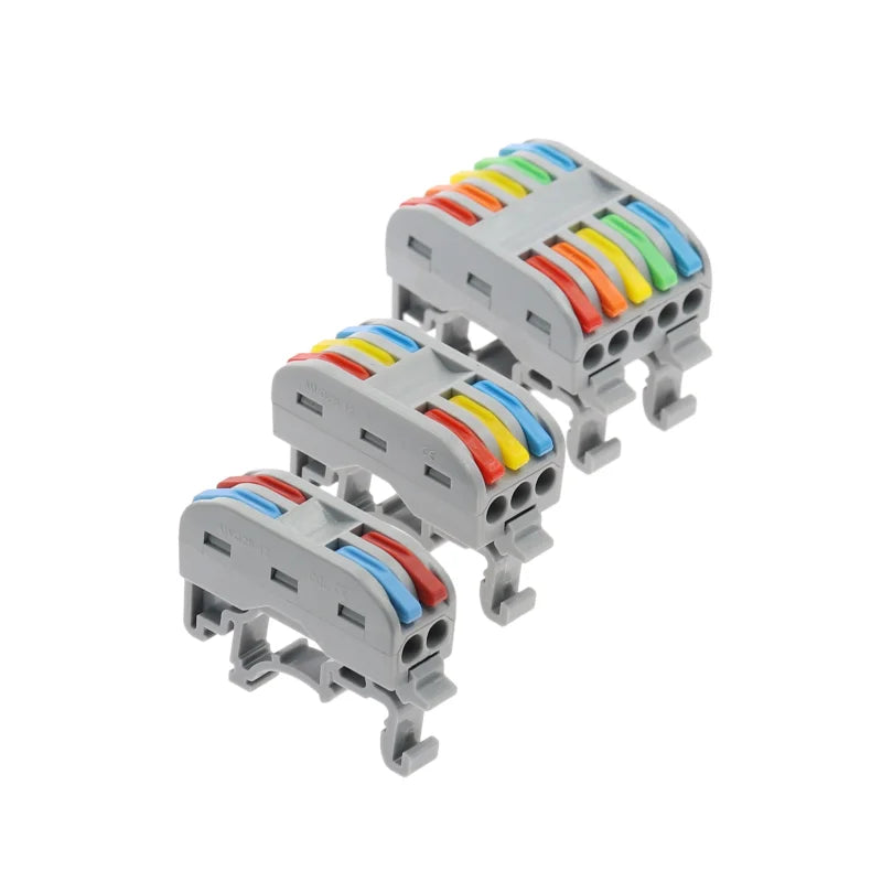 2/3/4/5 Pin Push-In Lever Wire Connector Terminal Block CE Wire Connector Terminal Richie's