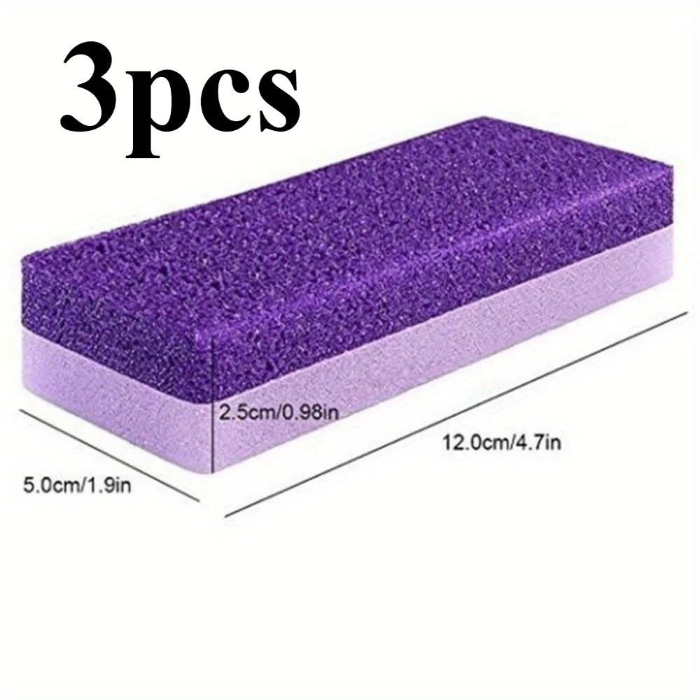 Floating Stone Foot Scrub – Reusable Exfoliating Foot File Foot Exfoliating File Richie's 3pcs