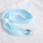 Elastic Hat Retainer Windproof Chin Strap & Adjustable Hat Cord Hat Chin Strap Richie's light blue 1PCS