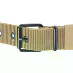Unisex Canvas Pin Buckle Belt – Outdoor Sports Eyelet Belt Canvas Belt Richie's