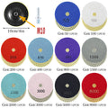 4" Diamond Polishing Pads Kit 10-16 Pcs Wet/Dry for Granite Diamond Polishing Pads Richie's 11PCS 50-8000 4 inches multi-tool