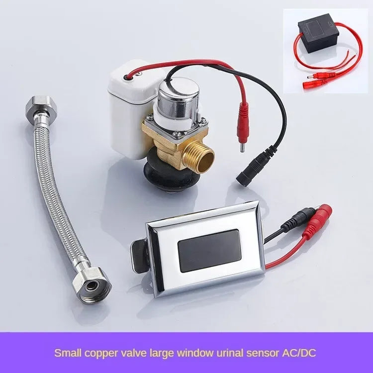 Infrared Sensor Auto Flush Valve Kit for Smart Toilets Sensor Flush Valve Richie's B panel brass valve2