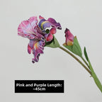 Purple Artificial Iris Bouquet – Faux PVC Flower Arrangement Artificial Flower Bouquet Richie's