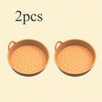 2-Pack Silicone Car Cup Holder Coasters – Non-Slip & Heat-Proof Car Cup Holder Coaster Richie's orange