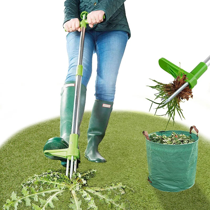 TOTNEND Long Handle Weed Remover – Garden Root Puller Tool Garden Weed Puller Richie's