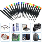 18/20Pc Precision Screwdriver Set with Tweezers | Watch & Electronics Precision Screwdriver Set Richie's