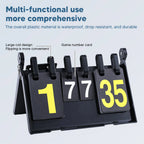 Folding Scoreboard Double-Sided Score Flipper – Indoor & Outdoor Portable Scoreboard Richie's