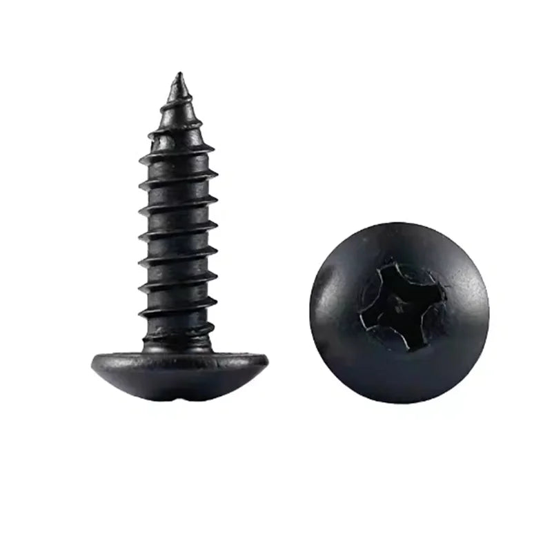 M3 M4 M5 Black Truss Head Phillips Self-Tapping Screws 25–50pc Self-Tapping Screws Richie's