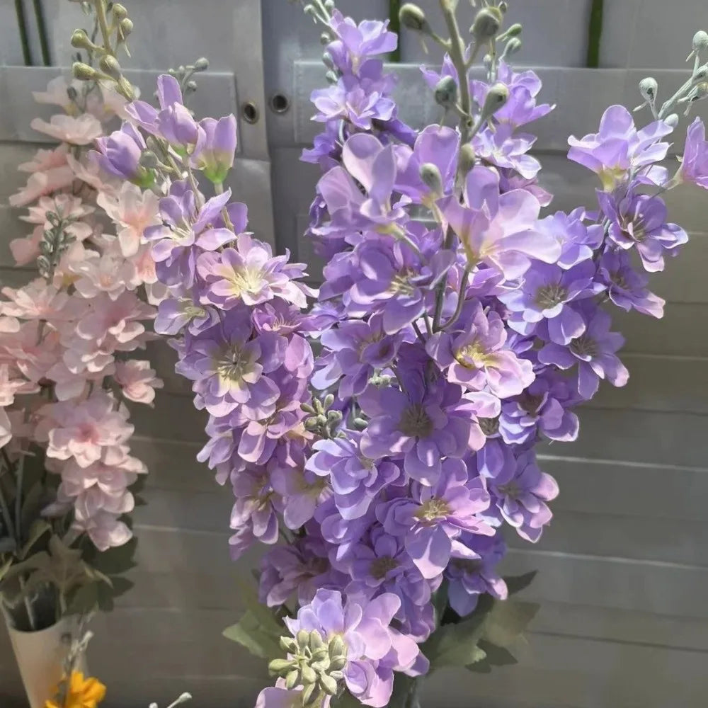 Large Silk Artificial Delphinium Flowers 2-Fork DIY Wedding Decor Artificial Flowers Richie's