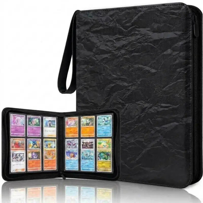 360-Pocket Sports Card Binder Album – Baseball & Football Trading Card Binder Richie's Black Style A
