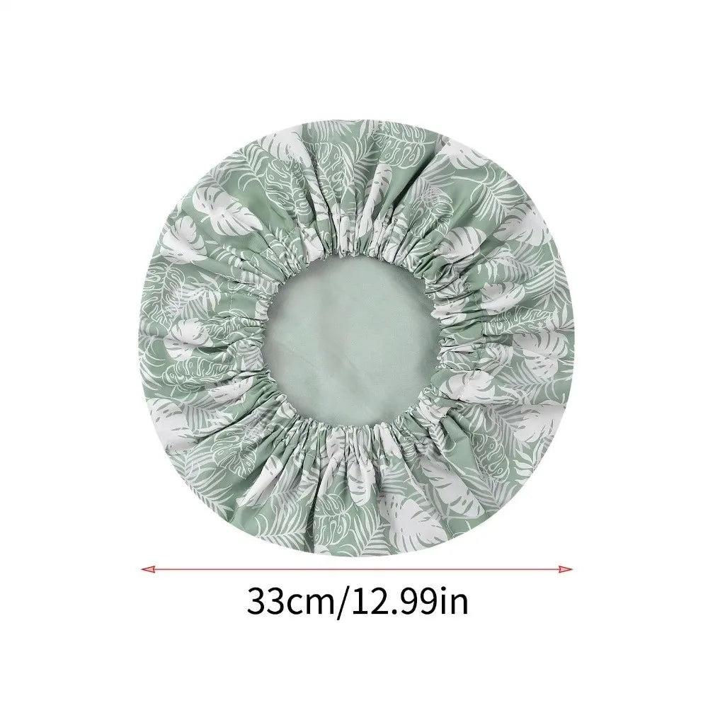 Waterproof Satin-Lined Reusable Shower Cap | Floral Bonnet Shower Cap Richie's