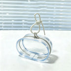 Transparent PVC Pet Food Pouch with Zipper & Hanging Loop Pet Treat Pouch Richie's Light Blue 2