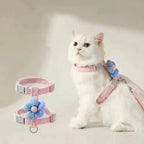 Adjustable Breathable Mesh Cat & Small Dog Harness + Leash Set Pet Harness Set Richie's