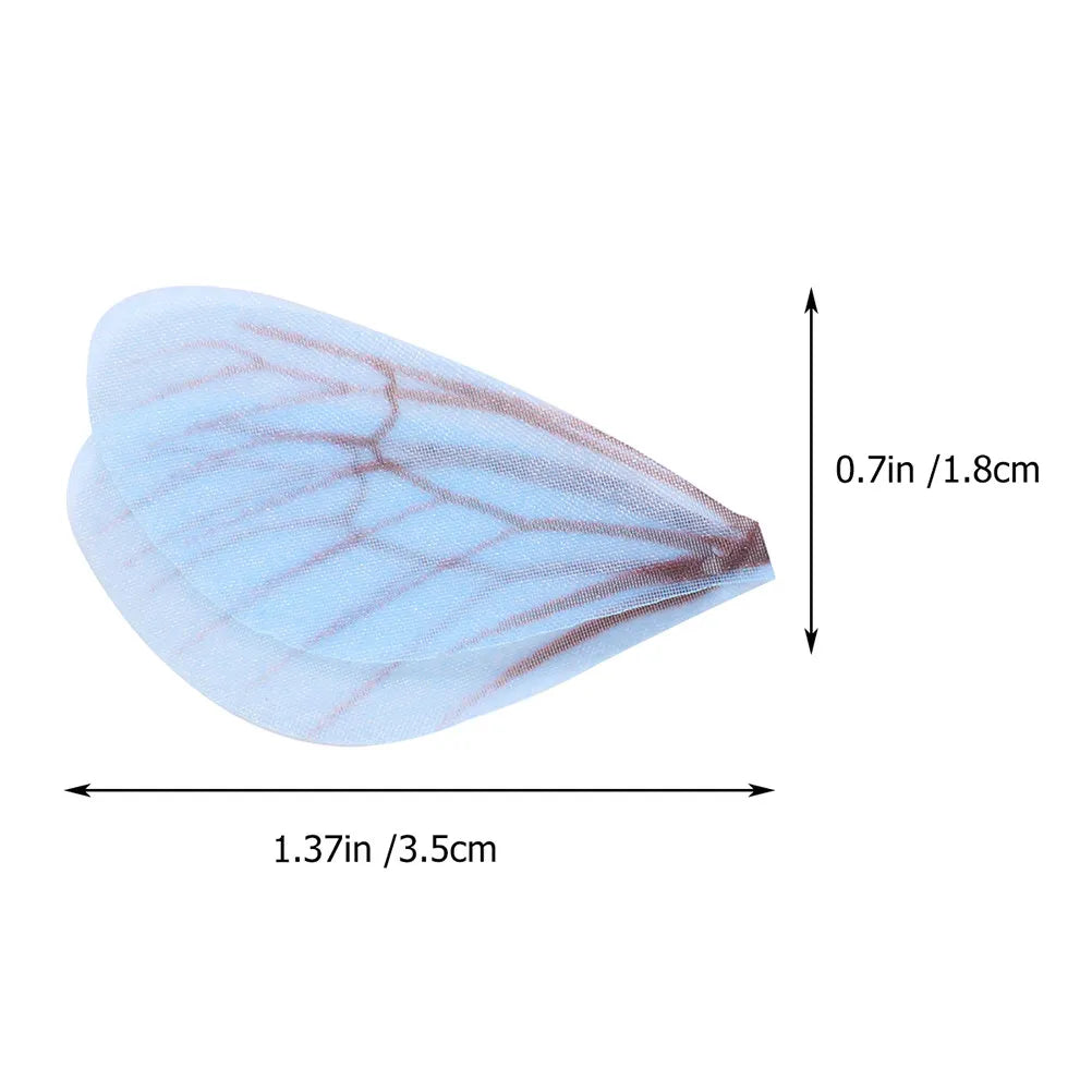 50Pcs Sky-Blue Chiffon Dragonfly Wings – DIY Earring Craft DIY Craft Supplies Richie's