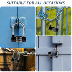 5-Digit Combination Padlock – Resettable Zinc Alloy Lock Combination Padlock Richie's
