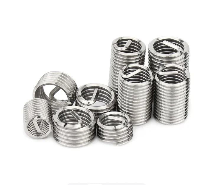 M7–M11 304 Stainless Steel Wire Thread Insert Screw Sleeve 20–50pcs Wire Thread Insert Richie's