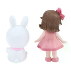 Girl Rabbit Cake Topper – Food Grade Kids Birthday Decor Cake Topper Richie's
