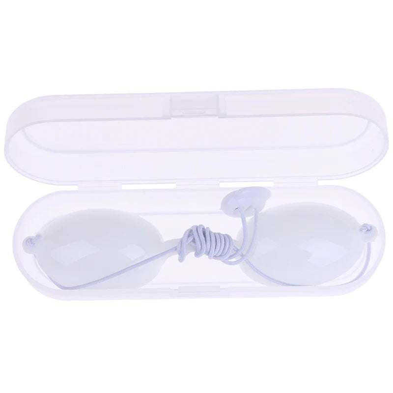 IPL Laser Safety Goggles OD4 Eye Protection Eyepatch Laser Safety Goggles Richie's White