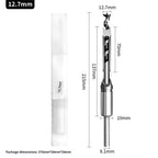 Square Hole Drill Bits Mortising Chisel Adapter 6.4–12.7mm Mortising Drill Bit Set Richie's 12.7mm