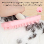 Silicone Pet Comb for Cats, Rabbits & Guinea Pigs S/L Pet Grooming Comb Richie's
