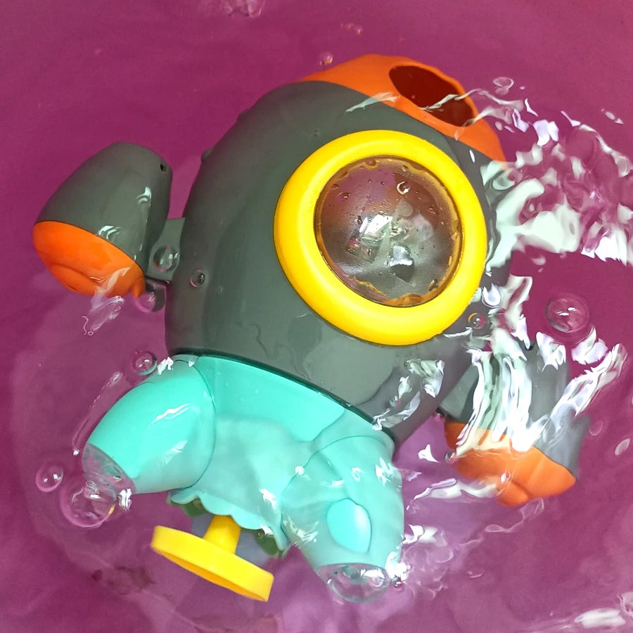Rotating Rocket Spray Bath Toy Handheld Showerhead for Kids Kids Bath Toy Richie's