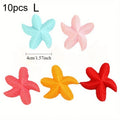 10pcs Resin Starfish Ornaments | Beach & Aquarium Décor Decorative Ornaments Richie's random color 10pcs