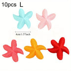 10pcs Resin Starfish Ornaments | Beach & Aquarium Décor Decorative Ornaments Richie's random color 10pcs