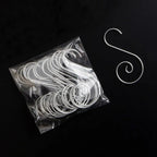 20-Pack S-Shaped Metal Christmas Ornament Hooks – 4 Colors Christmas Ornament Hooks Richie's