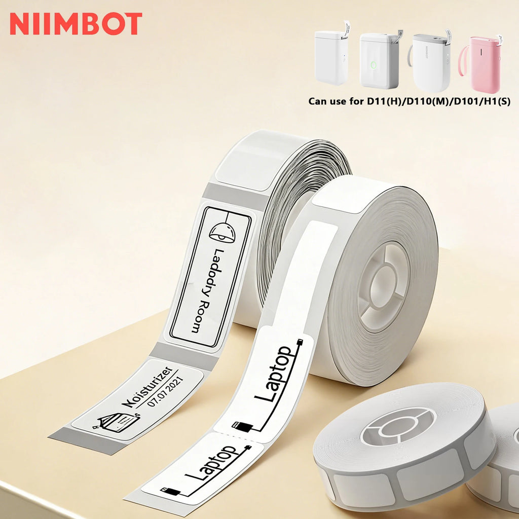 Niimbot D11/D110/D101 Thermal Label Paper – Waterproof Anti-Oil Thermal Label Tape Richie's